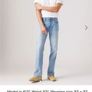 Levi's 527 Slim Bootcut Light Blue Denim Jeans